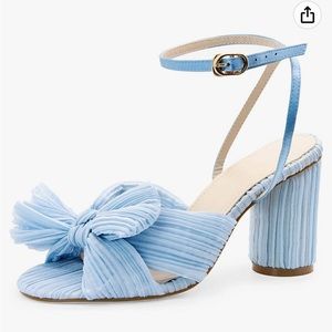 Blue buckle shoes Size 37 (6.5)